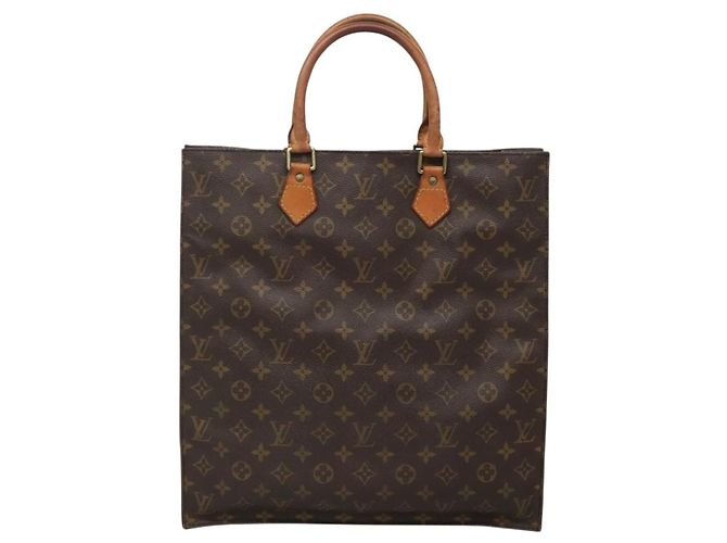 LOUIS VUITTON Borsa Sac Plat Monogram M51140 LV Auth ar13686 Monogramma - vista 13