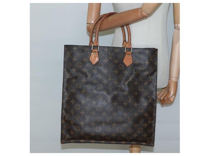 LOUIS VUITTON Borsa Sac Plat Monogram M51140 LV Auth ar13686 Monogramma - vista 18