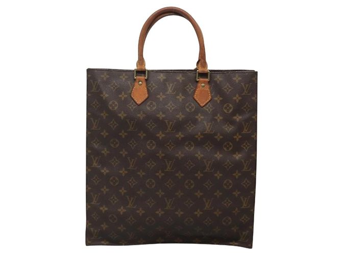 LOUIS VUITTON Borsa Sac Plat Monogram M51140 LV Auth ar13686 Monogramma - vista 2