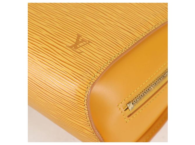 LOUIS VUITTON Mochila Epi Mabillon Amarela M52239 LV Auth BA3913 Amarelo - vista 16