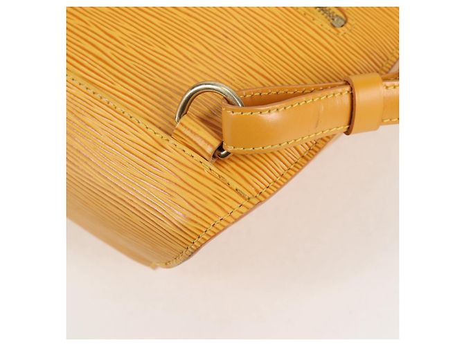 LOUIS VUITTON Mochila Epi Mabillon Amarela M52239 LV Auth BA3913 Amarelo - vista 18