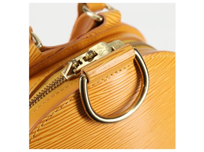 LOUIS VUITTON Mochila Epi Mabillon Amarela M52239 LV Auth BA3913 Amarelo - vista 19