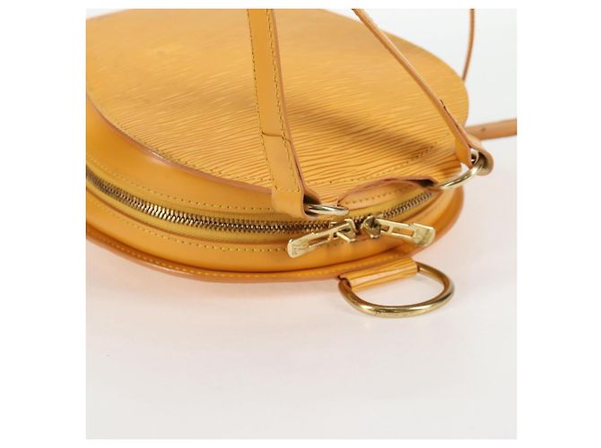 LOUIS VUITTON Mochila Epi Mabillon Amarela M52239 LV Auth BA3913 Amarelo - vista 6