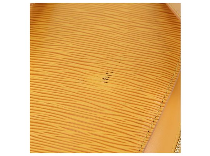 LOUIS VUITTON Mochila Epi Mabillon Amarela M52239 LV Auth BA3913 Amarelo - vista 9