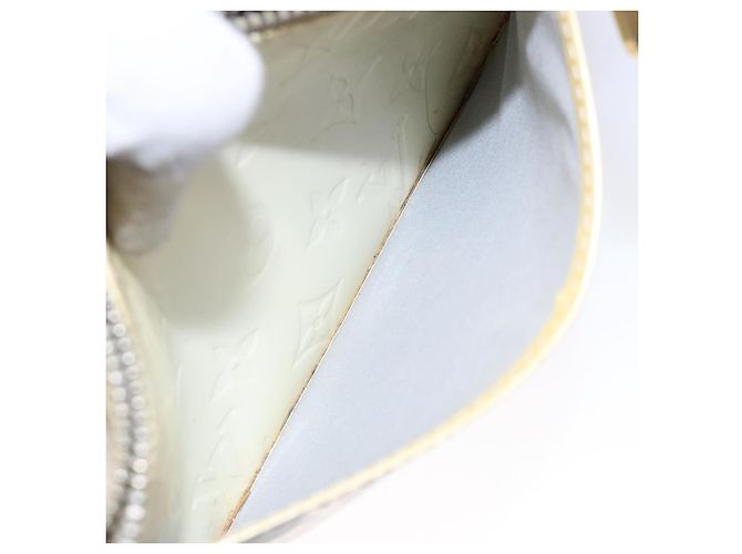 LOUIS VUITTON Borsa a Spalla Minna Street Monogram Vernis Perle M91509 Auth sw1083 - vista 23