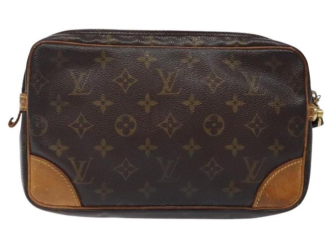 LOUIS VUITTON Clutch Marly Dragonne GM Monogram M51825 LV Auth 133649 Monogramma - vista 2