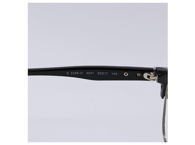 Gafas BURBERRY de plástico Negro Auth 135696 - vista 12