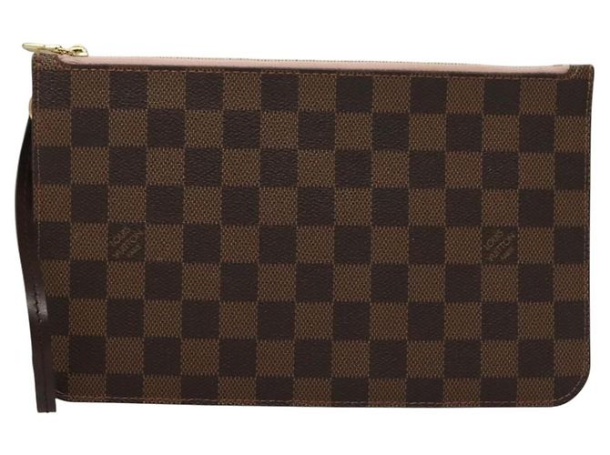 LOUIS VUITTON Pouch Neverfull MM Damier Ebene Auth LV 135978 - vista 13