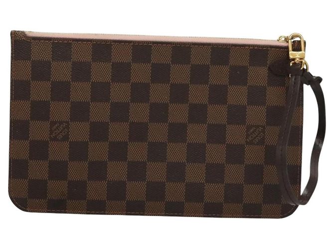 LOUIS VUITTON Pouch Neverfull MM Damier Ebene Auth LV 135978 - vista 2
