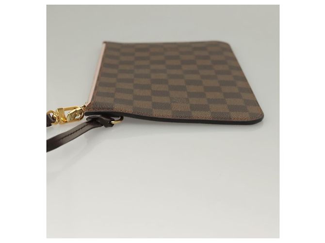 LOUIS VUITTON Pouch Neverfull MM Damier Ebene Auth LV 135978 - vista 4
