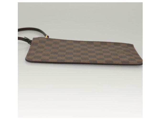 LOUIS VUITTON Pouch Neverfull MM Damier Ebene Auth LV 135978 - vista 5