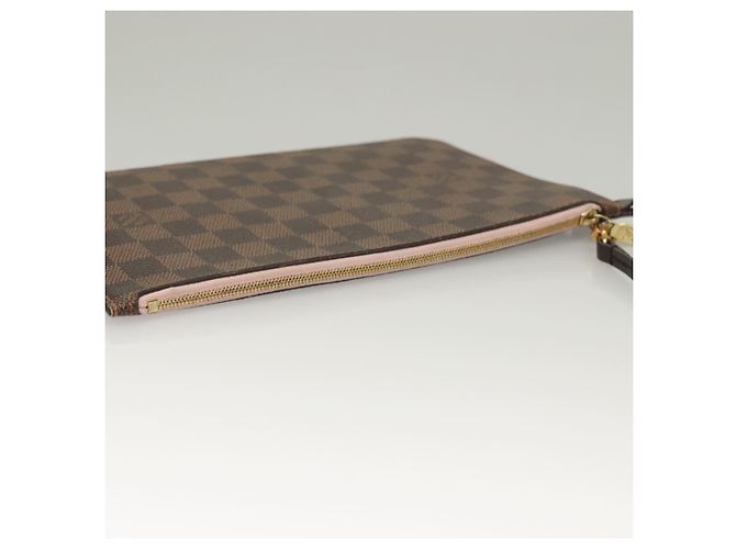 LOUIS VUITTON Pouch Neverfull MM Damier Ebene Auth LV 135978 - vista 6