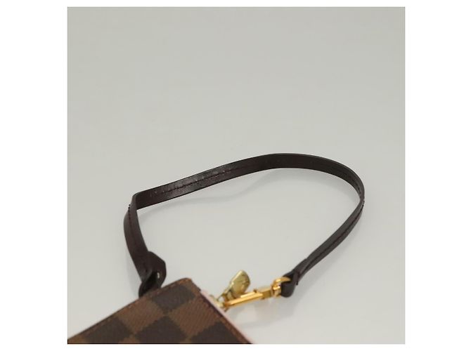 LOUIS VUITTON Pouch Neverfull MM Damier Ebene Auth LV 135978 - vista 8