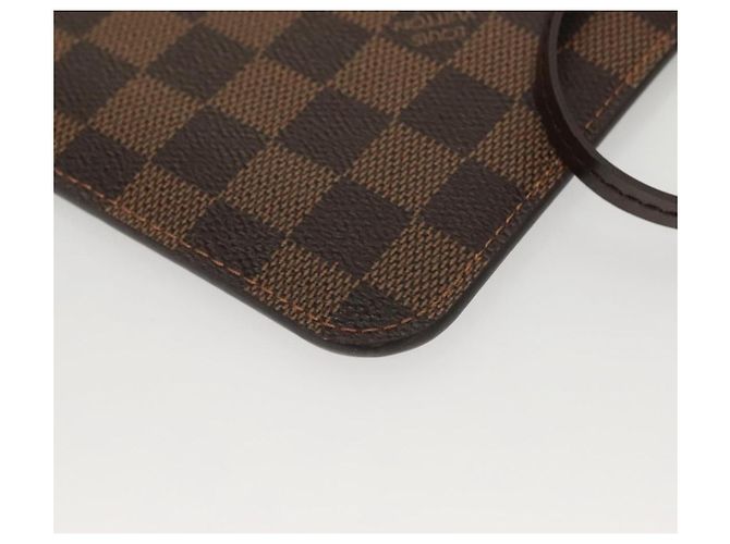 LOUIS VUITTON Pouch Neverfull MM Damier Ebene Auth LV 135978 - vista 9