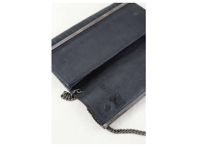 Swarovski Bolso de hombro de cuero azul - vista 7