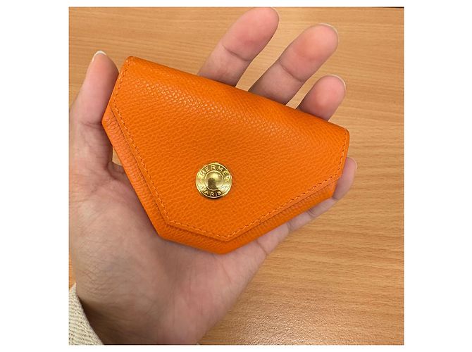Birkin Cartera Hermès Le Vingt-Quatre Original Naranja - vista 2