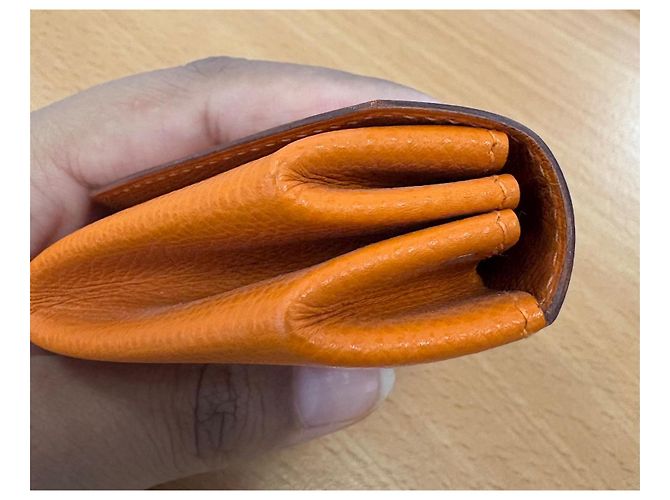 Birkin Cartera Hermès Le Vingt-Quatre Original Naranja - vista 7