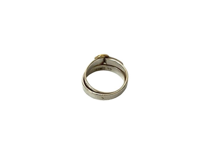 Ring Anillo Double True Hermès Plata Dorado - vista 3