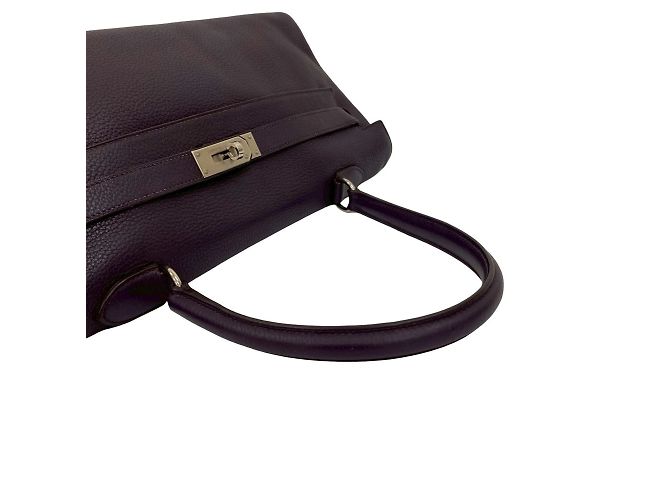 Borsa a Spalla Kelly 42 di Hermès Porpora - vista 4
