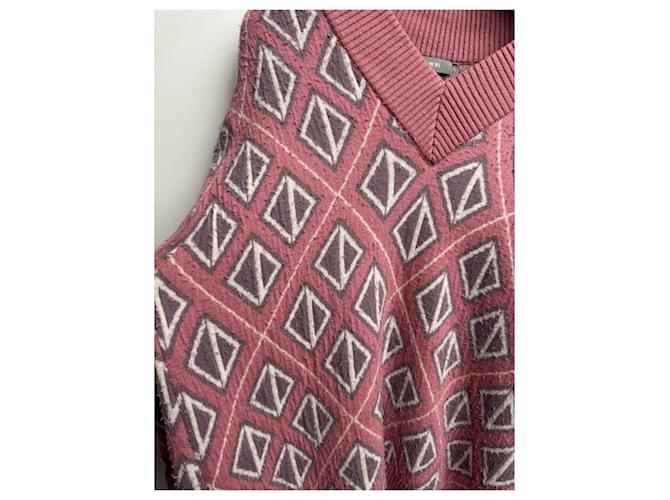 Dior X Cactus Jack CD Diamont Wollpullover Rosa Pink - Ansicht 5