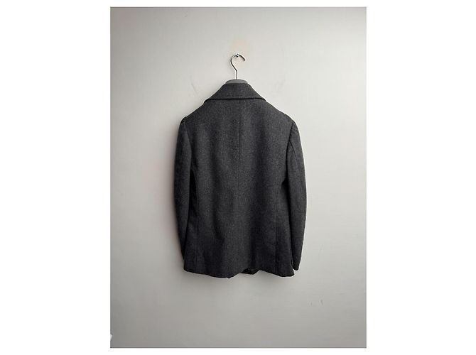 Conjunto de saia e blazer Céline em lã cinza - vista 12