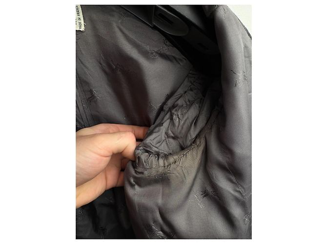 Conjunto de saia e blazer Céline em lã cinza - vista 19