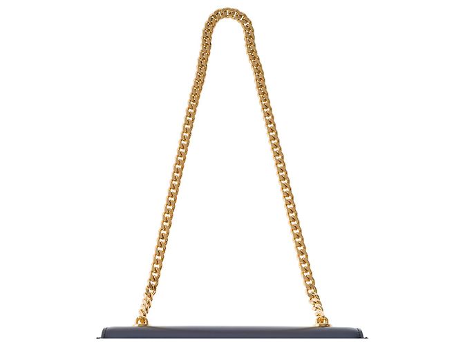 Céline Borsa CELINE Triomphe in Pelle Nera - 102702 Nero - vista 11