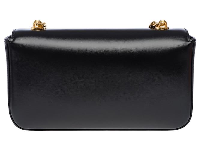 Céline Borsa CELINE Triomphe in Pelle Nera - 102702 Nero - vista 4