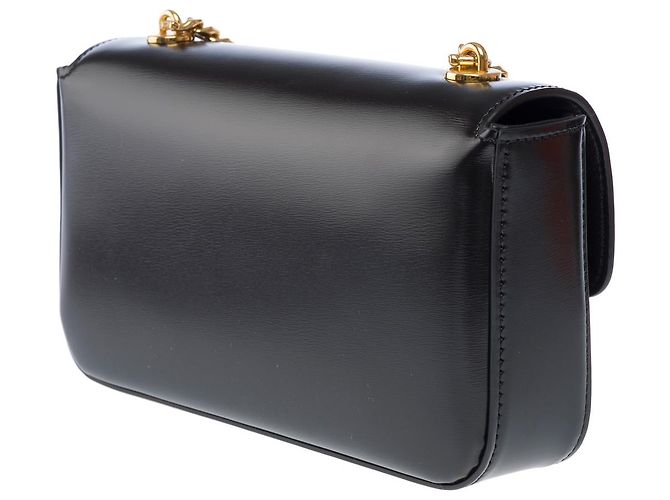 Céline Borsa CELINE Triomphe in Pelle Nera - 102702 Nero - vista 6