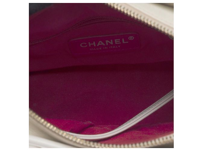 Gabrielle Borsa CHANEL in Pelle Bianca - 102703 Bianco - vista 8