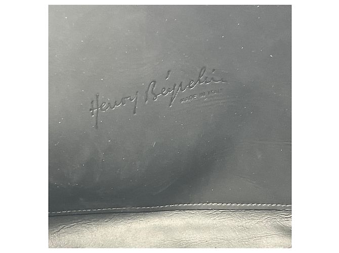 Henry Béguelin Borsa tote grande in pelle Betta nera Henry Beguelin - vista 14