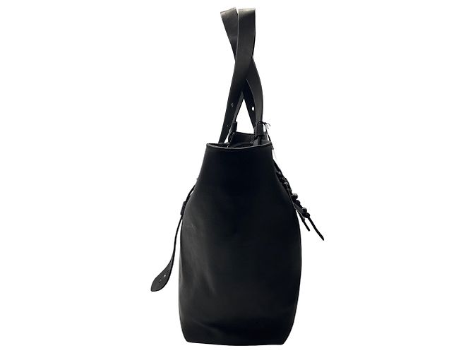 Henry Béguelin Borsa tote grande in pelle Betta nera Henry Beguelin - vista 2