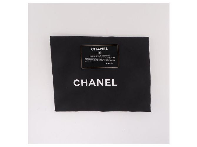 Chanel Borsa a spalla in pelle di agnello chevron Gabrielle piccola blu - vista 12