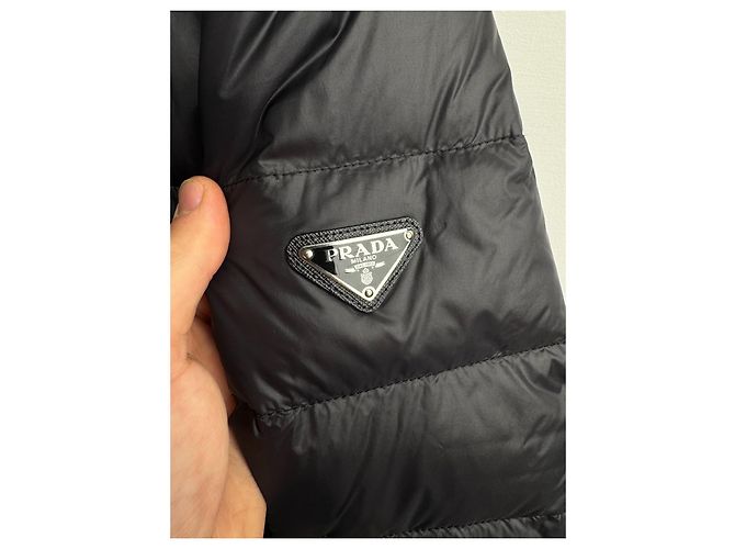 Prada Monolith Down Jacket Black - view 2