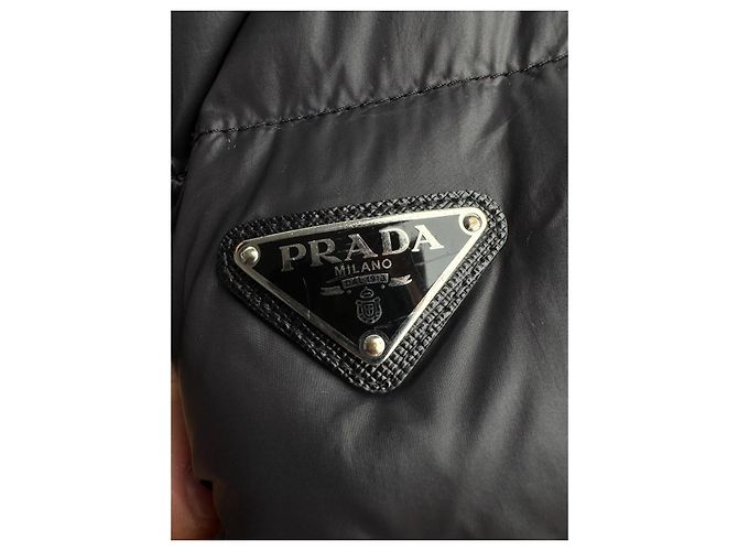 Prada Monolith Down Jacket Black - view 3