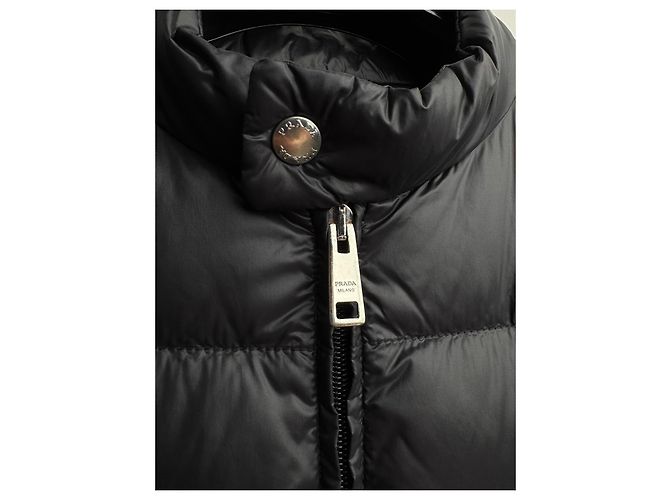 Prada Monolith Down Jacket Black - Ansicht 4