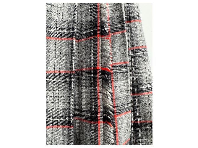 Falda Céline de lana gris Talla 42 - vista 10
