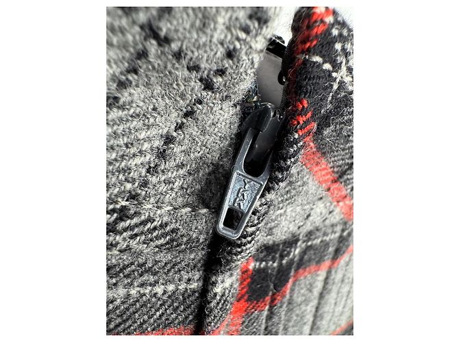 Falda Céline de lana gris Talla 42 - vista 12