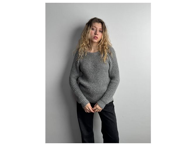 Suéter Isabel Marant Gris de Mohair - vista 2