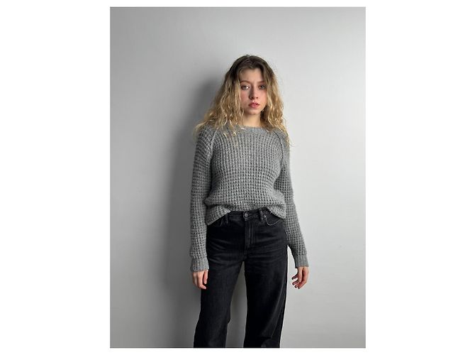 Suéter Isabel Marant Gris de Mohair - vista 4