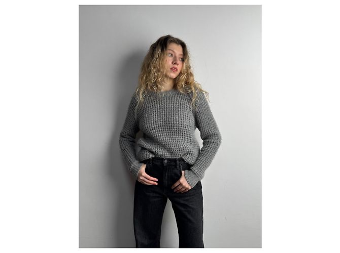 Suéter Isabel Marant Gris de Mohair - vista 5