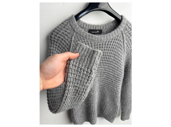 Suéter Isabel Marant Gris de Mohair - vista 7