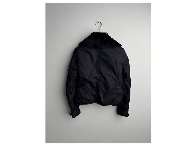Gucci Tom Ford Rabbit Fur Jacket Black - view 16