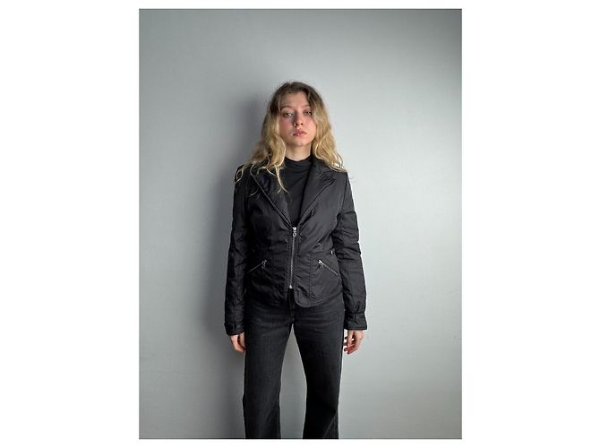 Gucci Tom Ford Rabbit Fur Jacket Black - view 2