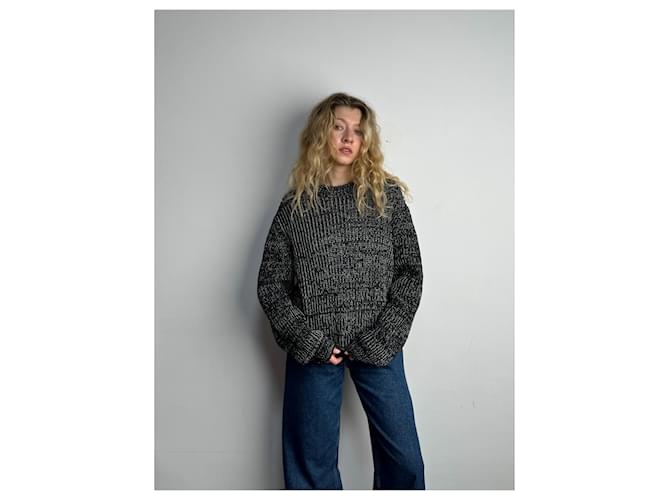 Céline Suéter de algodão cinza - vista 2