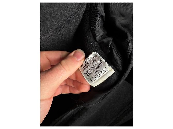 Abrigo Duffle Versace Jeans Couture Gris Lana - vista 5