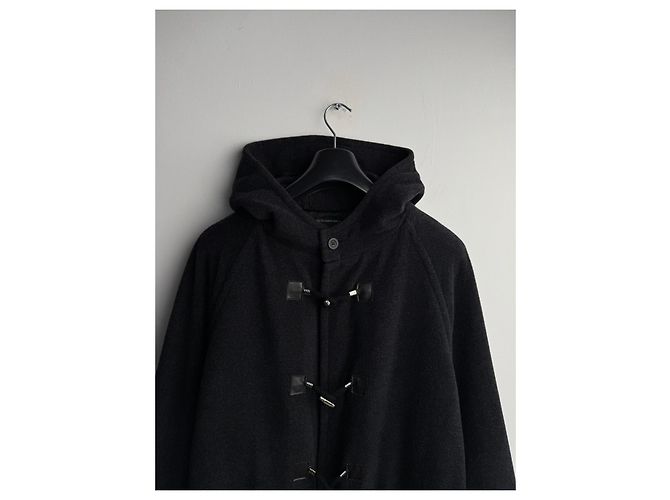 Abrigo Duffle Versace Jeans Couture Gris Lana - vista 6
