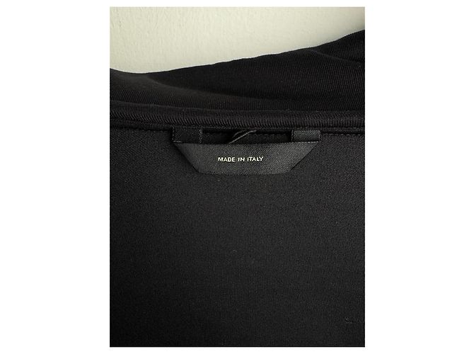 Fendi Felpa con Cappuccio FF Monogram Chenille Nera Nero - vista 8