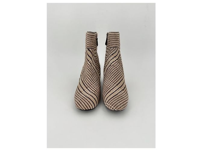 Botines Prada de pelo de pony beige - vista 2
