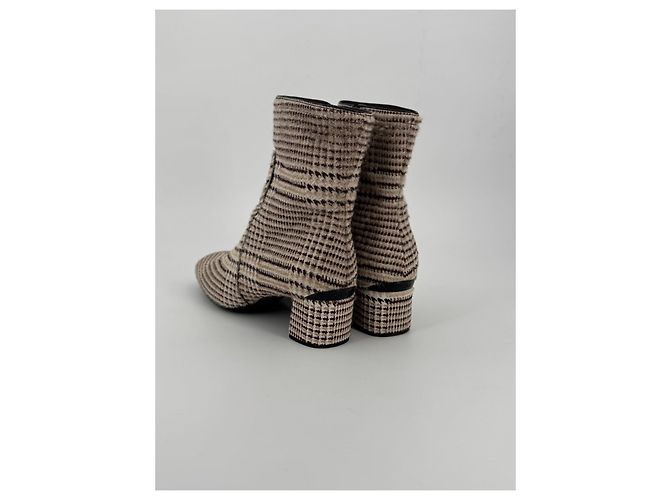 Botines Prada de pelo de pony beige - vista 5